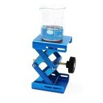 Blue Aluminum Lab Support Jack, 5.5" Max Height