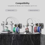 Bamboo AMS Detachable Filament Tray for 3D Printers