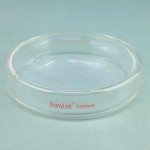Glass Petri Dish 120x25 mm with Clear Lid