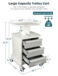 Portable Ultrasound Trolley Cart with Storage Drawers