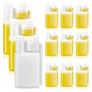 12-Piece Plastic Flask Set with Shot Glass