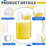 12-Piece Plastic Flask Set with Shot Glass