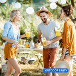 12-Piece Plastic Flask Set with Shot Glass