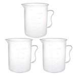 300ml Transparent Plastic Measuring Cup Set of 3
