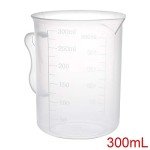300ml Transparent Plastic Measuring Cup Set of 3