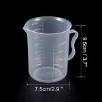 300ml Transparent Plastic Measuring Cup Set of 3