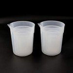 Plastic Beaker Set - 5 Sizes, 2pcs Each