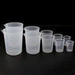 Plastic Beaker Set - 5 Sizes, 2pcs Each