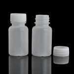 100 Pcs 20ml Plastic Lab Chemical Containers