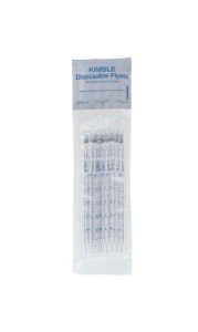 Kimax 1mL Sterile Disposable Serological Pipettes - 400 Pack
