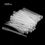 240 Pcs Plastic Graduated Pipettes Dropper Set