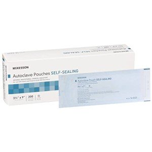 McKesson Self-Sealing Autoclave Pouches, 200 Count