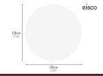 Eisco Labs 18cm Qualitative Filter Paper, 100 Sheets