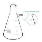 StonyLab 1000ml Borosilicate Glass Filtering Flask