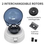 West Tune 7000 RPM Microcentrifuge with 2 Rotors