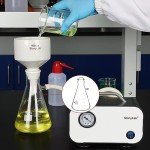 StonyLab 1000ml Borosilicate Glass Filtering Flask