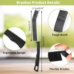 Multifunctional Crevice Cleaning Brush for Homes