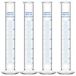4-Pack 50ml Heavy Wall Graduated Measuring Cylinders
