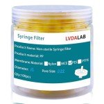 100 PCS 13mm Syringe Filters, 0.22µm Pore Size