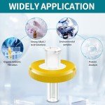 100 PCS 13mm Syringe Filters, 0.22µm Pore Size