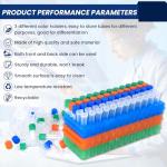 Microcentrifuge Tube Rack for 0.5ml-2ml Tubes