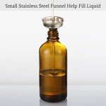 4 Pack Amber Glass Dropper Bottles with Pipettes