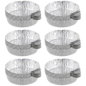50pcs Aluminum Weighing Dishes for Precise Measurements