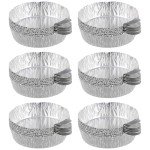 50pcs Aluminum Weighing Dishes for Precise Measurements