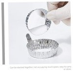 50pcs Aluminum Weighing Dishes for Precise Measurements