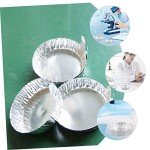 50pcs Aluminum Weighing Dishes for Precise Measurements