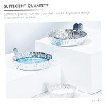 50pcs Aluminum Weighing Dishes for Precise Measurements