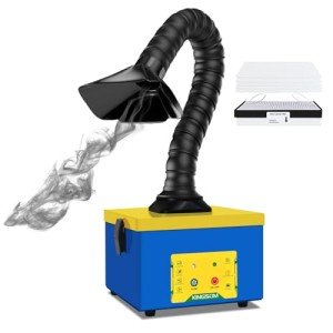 KINGSOM Compact Solder Fume Extractor with 2-in-1 Filter
