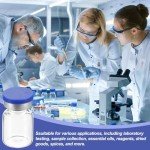 Patikil 100 Pack 5ml Borosilicate Glass Sample Vials