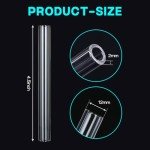 7-Piece Borosilicate Glass Tube Set with Brush