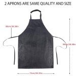 2 Pack Waterproof Heavy Duty Butcher Aprons