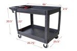 MaxWorks 500-lb Utility Service Cart with Trays