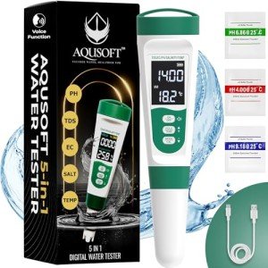 5-in-1 Digital PH Meter with Voice Function