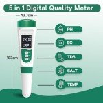 5-in-1 Digital PH Meter with Voice Function