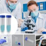 50ml Centrifuge Tubes with Graduated Marks - 10 Pack