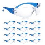 Amoolo Clear Safety Glasses for Work and Lab