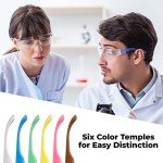Amoolo Clear Safety Glasses for Work and Lab
