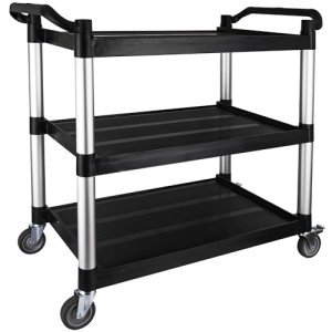 3-Tier Utility Cart with Noise-Reducing Wheels