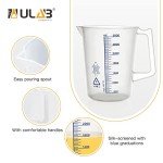 ULAB 3000ml Plastic Beakers with Handle, Graduated