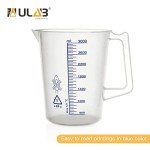ULAB 3000ml Plastic Beakers with Handle, Graduated