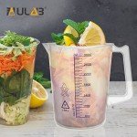 ULAB 3000ml Plastic Beakers with Handle, Graduated