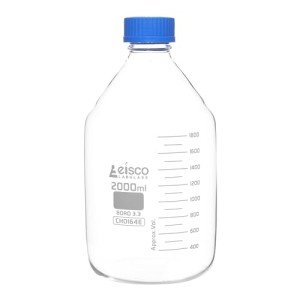 EISCO 2000ml Borosilicate Reagent Bottle with Cap