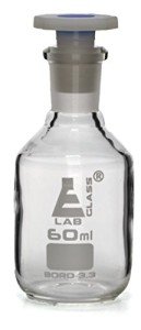 60mL Glass Reagent Bottle with Polypropylene Stopper