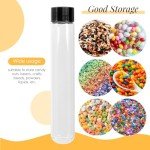 30ml Leak-Proof Clear Glass Test Tubes - 6pcs