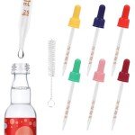 Colorful Glass Eye Dropper Pipettes Set (6 pcs)