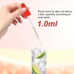 Colorful Glass Eye Dropper Pipettes Set (6 pcs)